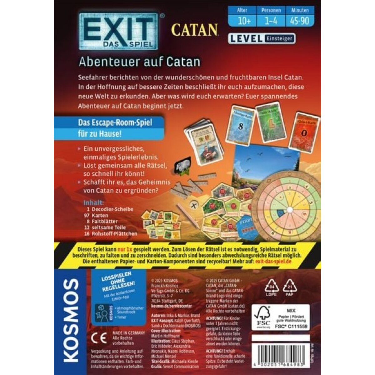 KOSMOS EXIT® Abenteuer auf Catan