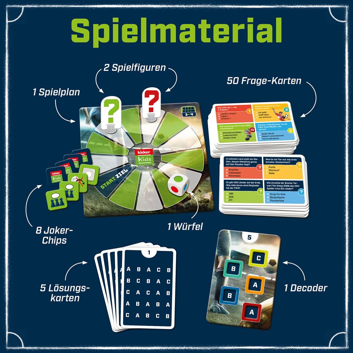 KOSMOS Kicker Kids Fußball-Quiz