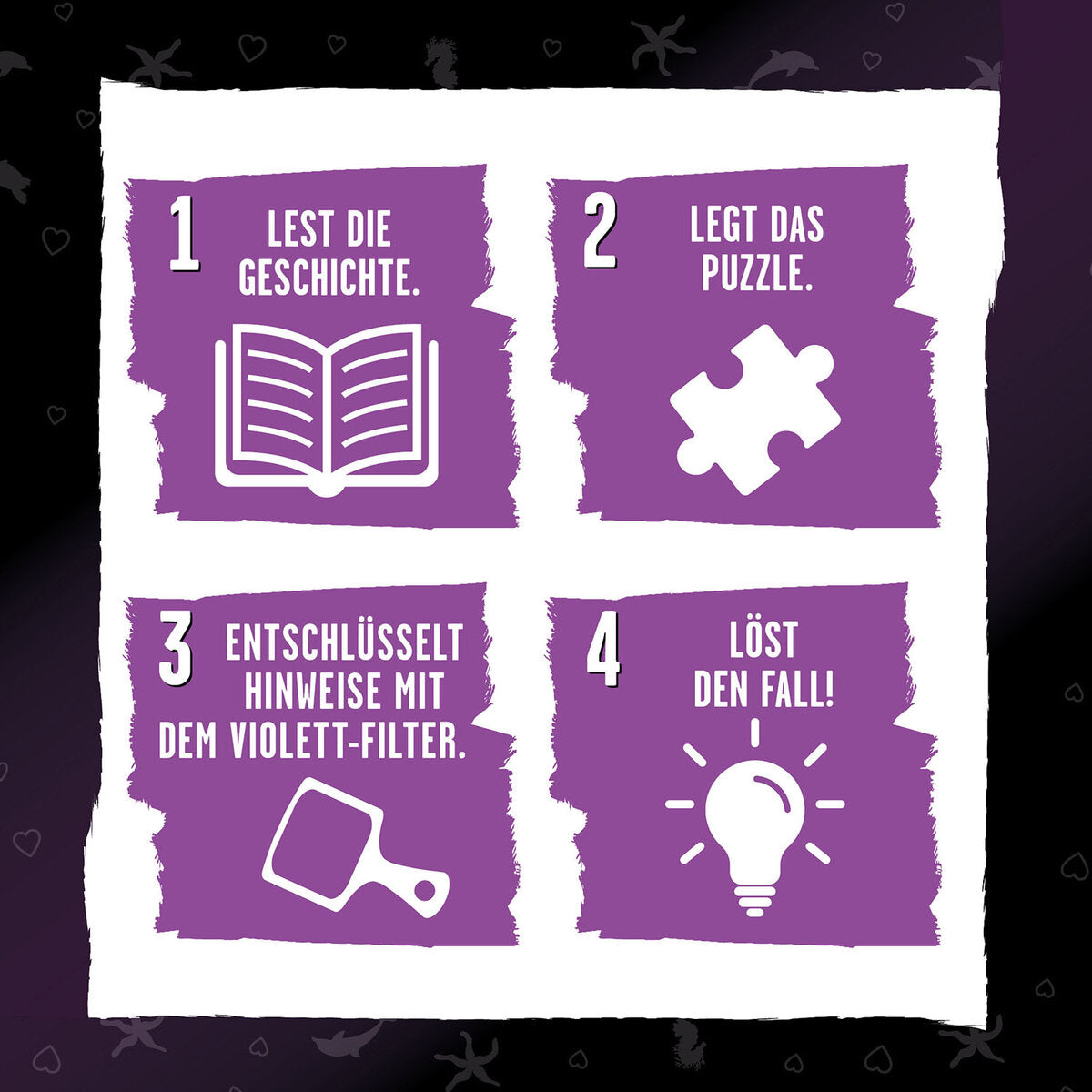 KOSMOS Krimi-Puzzle: Die drei !!! - der Schatz der Delfine