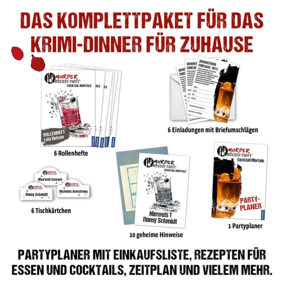 KOSMOS Murder Mystery Party - Cocktail Mortale