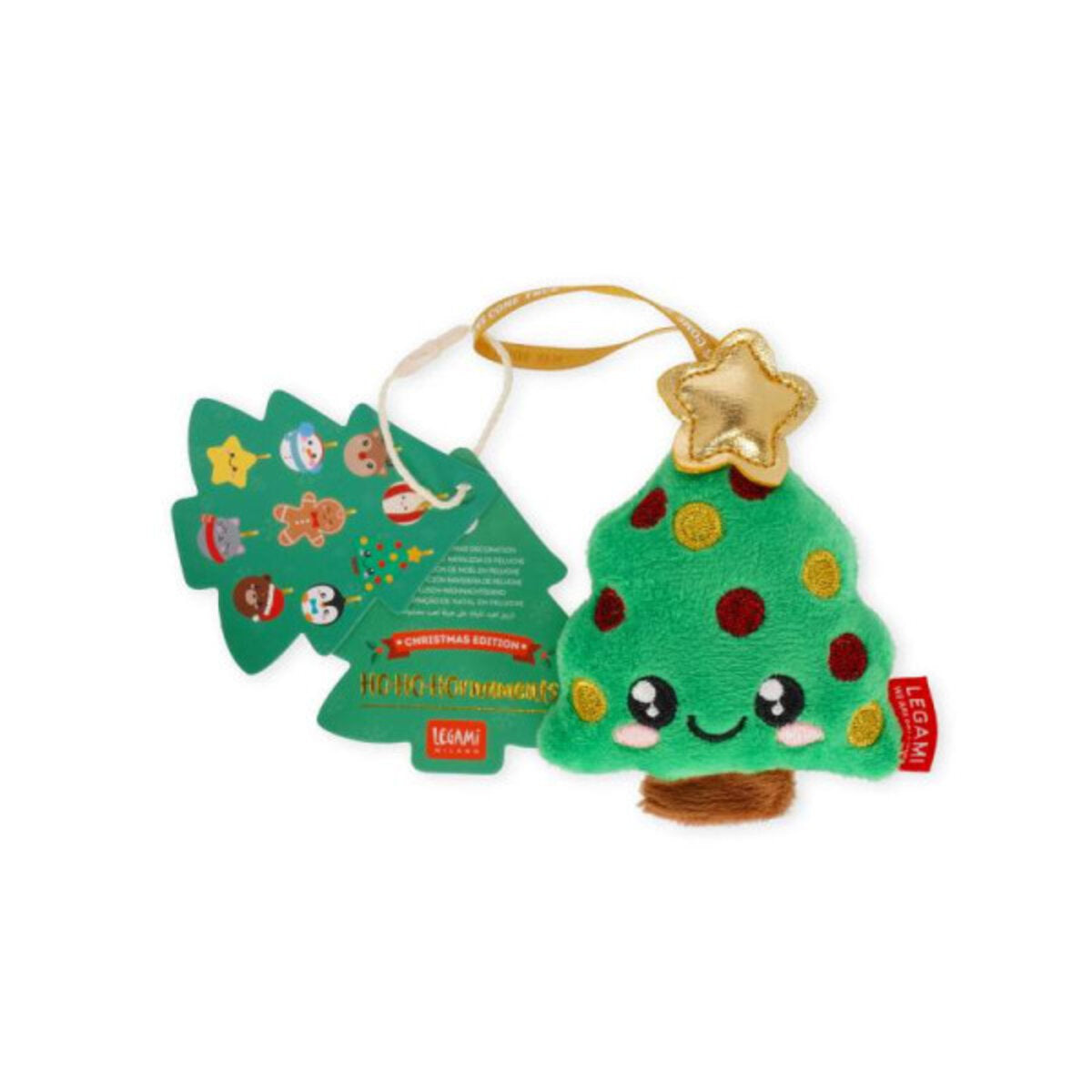 Legami Plüsch Weihnachtsanhänger Oh-Oh-Ornaments Tannenbaum