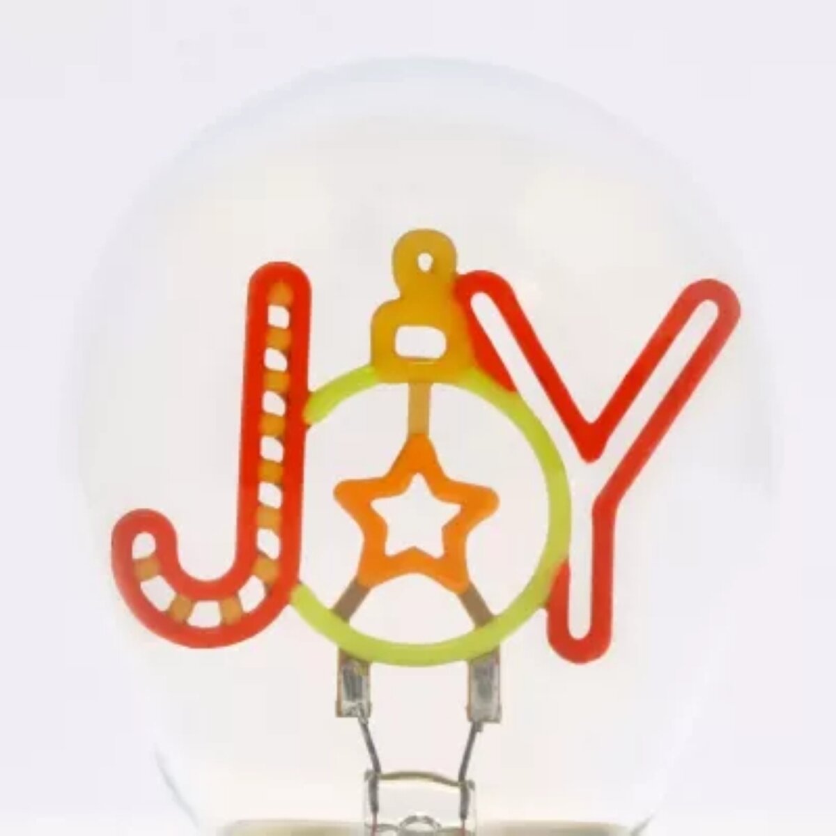Legami Weihnachten Deko Tischlampe in Glühbirnenformen Joy