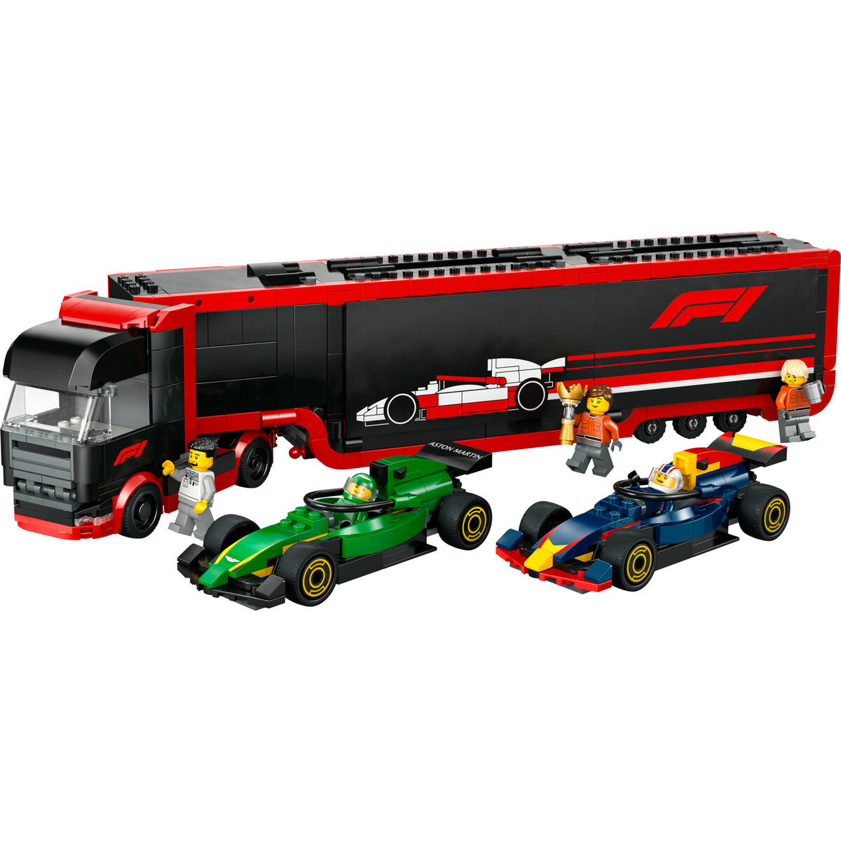 LEGO® City 60445 F1® Transporter mit RB20 & AMR24 F1® Rennautos