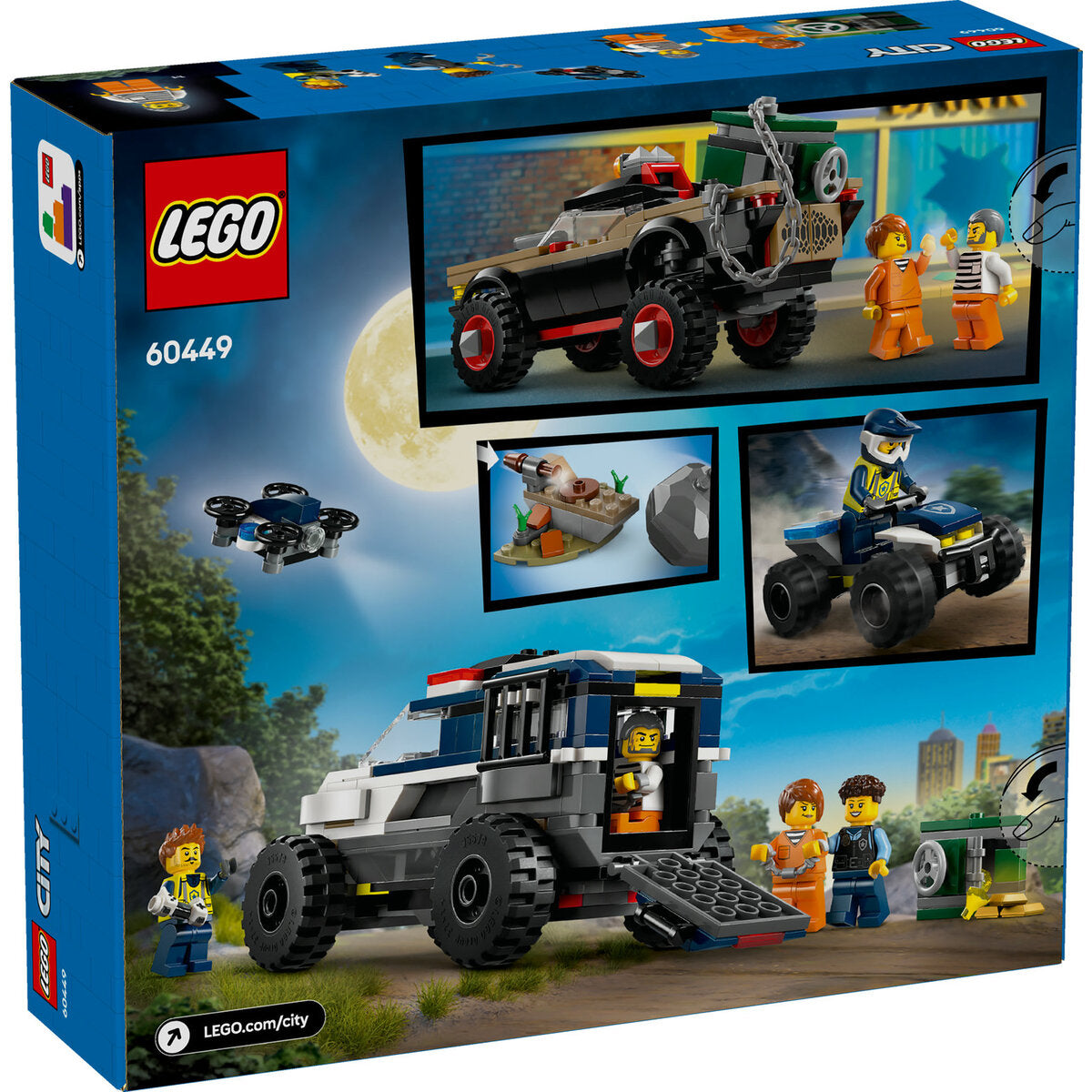 LEGO® City 60449 Verfolgungsjagd im Polizeigeländewagen