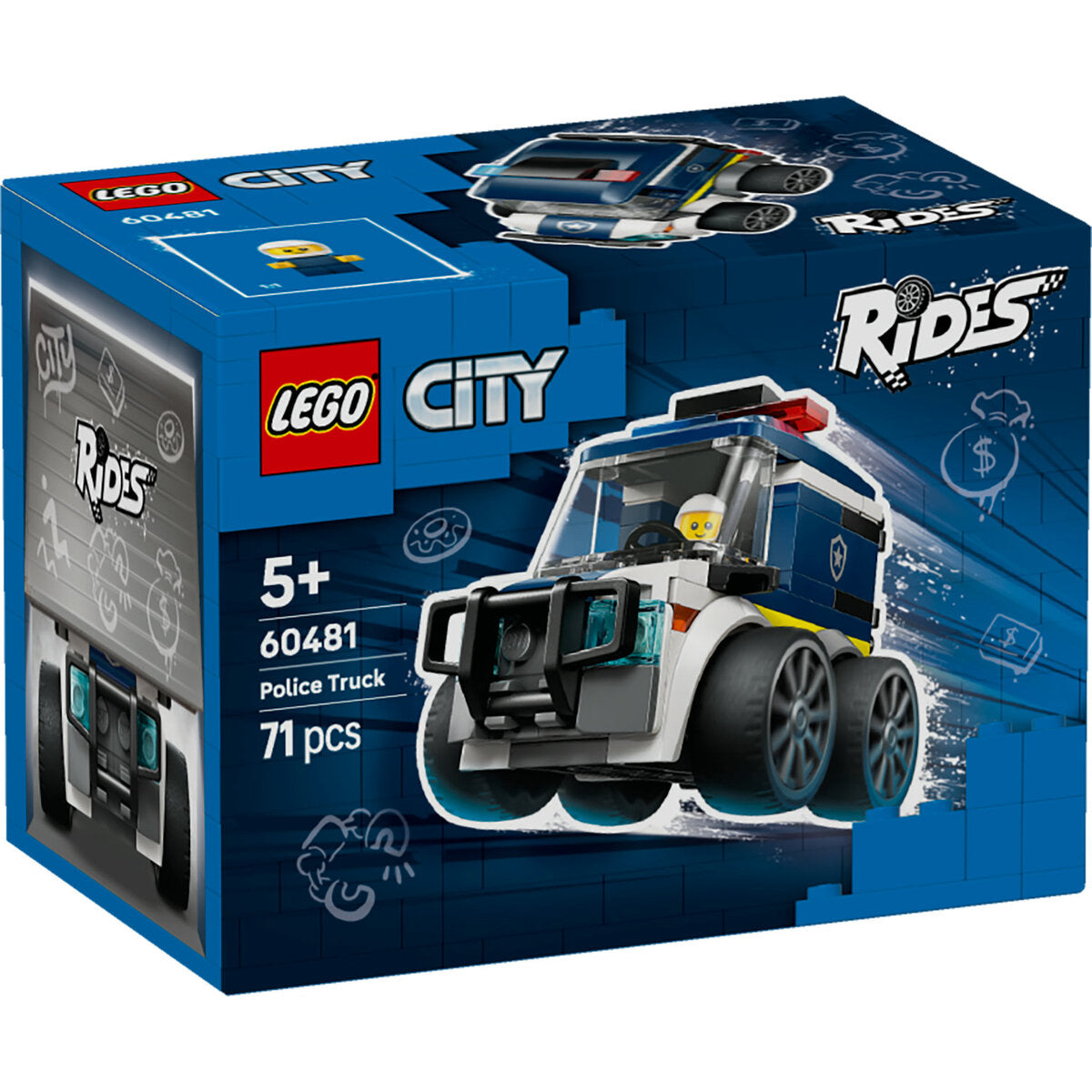 LEGO® City 60481 Coole Flitzer – Polizei-Truck