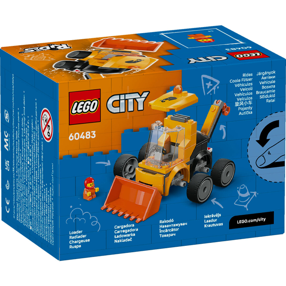LEGO® City 60483 Coole Flitzer – Radlader