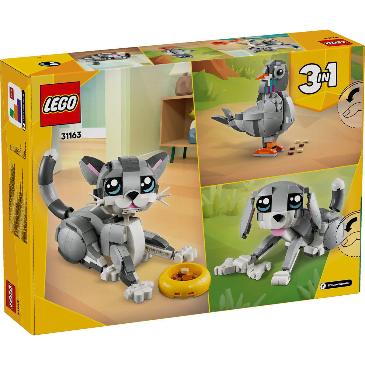 LEGO® Creator 31163 Graue Katze