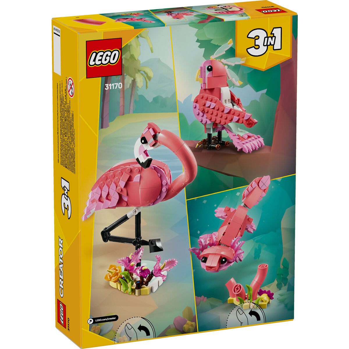 LEGO® Creator 31170 Wilde Tiere: Rosa Flamingo