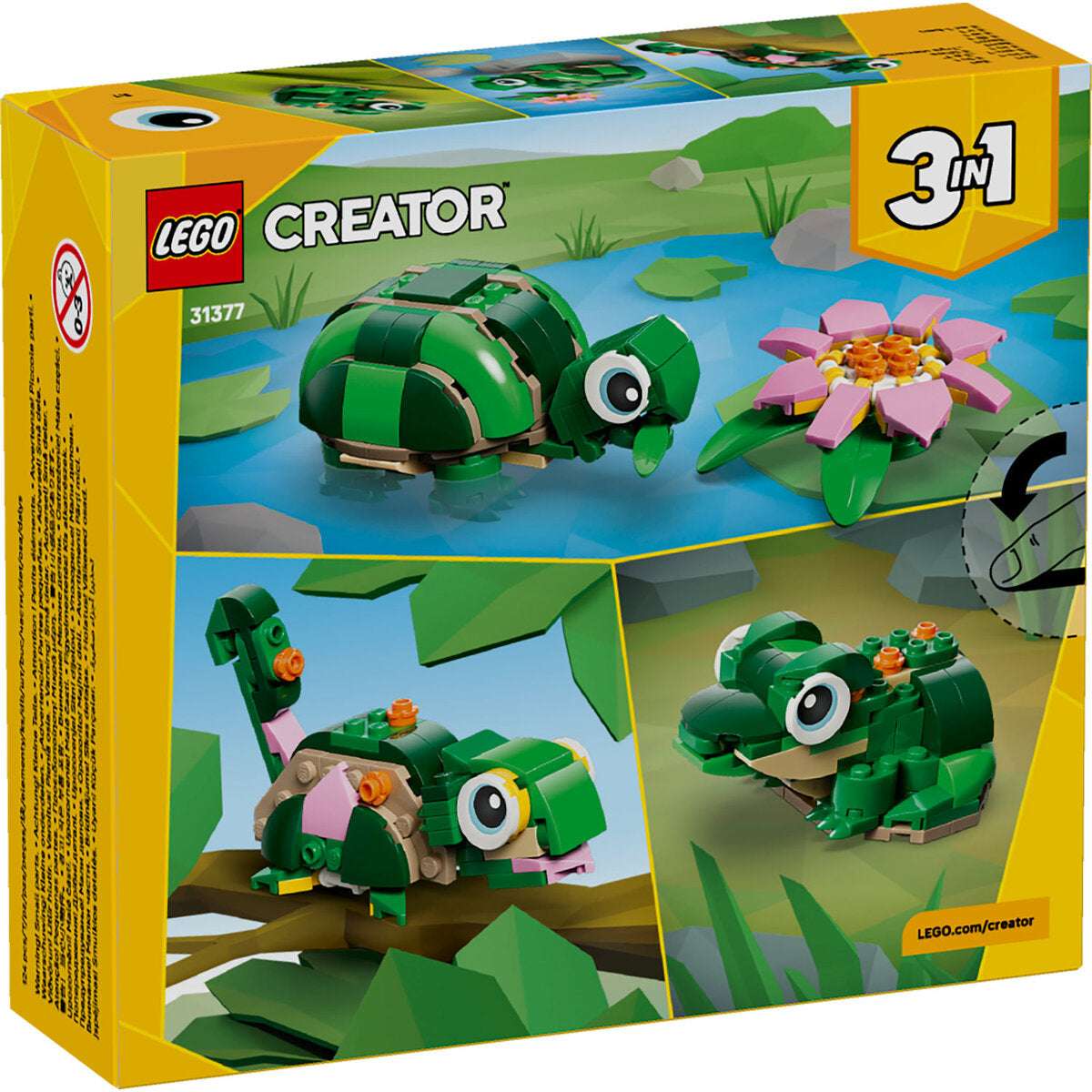 LEGO® Creator 31377 Schildkröte mit Seerose