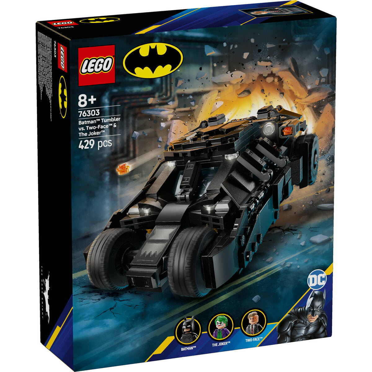 LEGO® DC Super Heroes 76303 Batman™ Tumbler vs. Two-Face™ & The Joker™