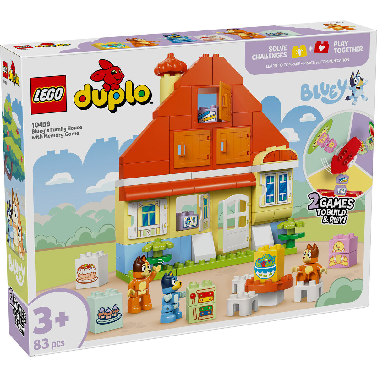 LEGO® DUPLO® 10459 Blueys Familienhaus mit Memory-Spiel