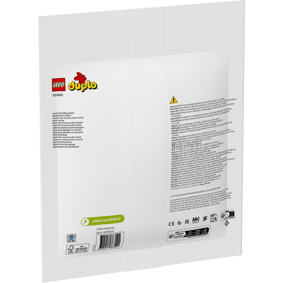 LEGO® DUPLO® 10460 Bauplatte in Grün