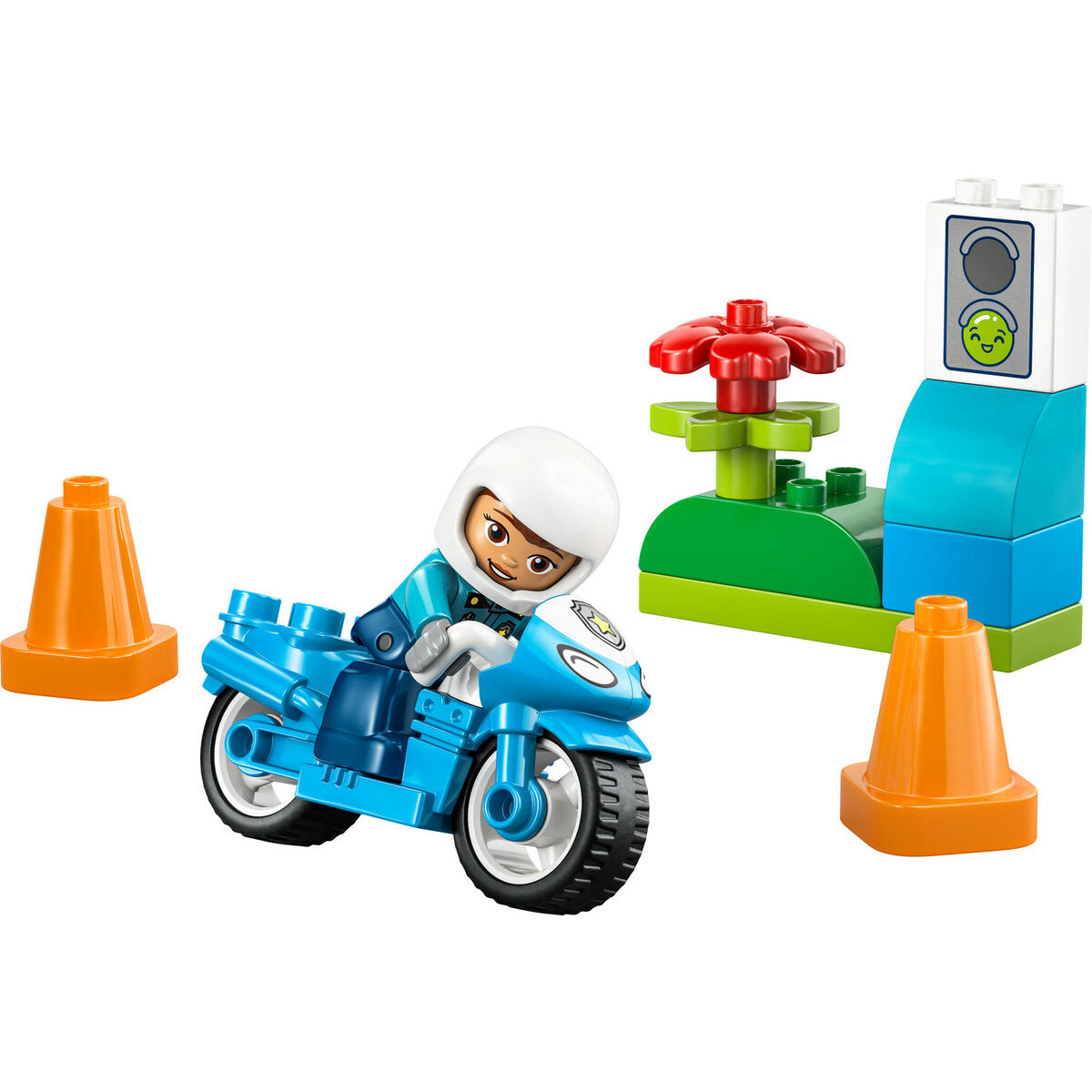 LEGO® DUPLO® Town 10471 Blaues Polizeimotorrad