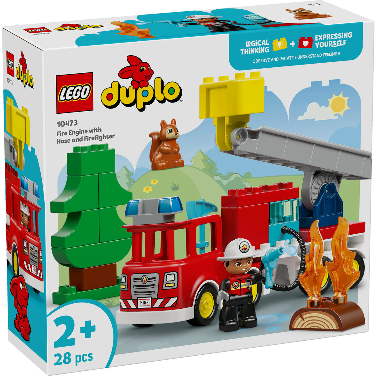 LEGO® DUPLO® Town 10473 Löschauto mit Schlauch und Feuerwehrmann