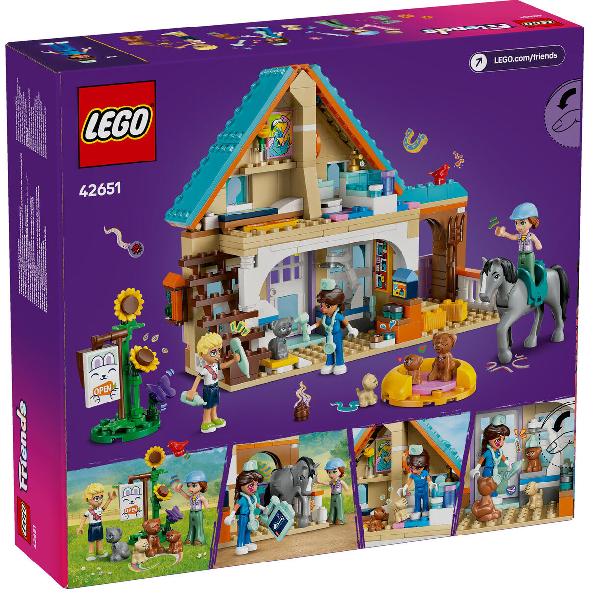 LEGO® Friends 42651 Tierarztpraxis für Pferde und Haustiere
