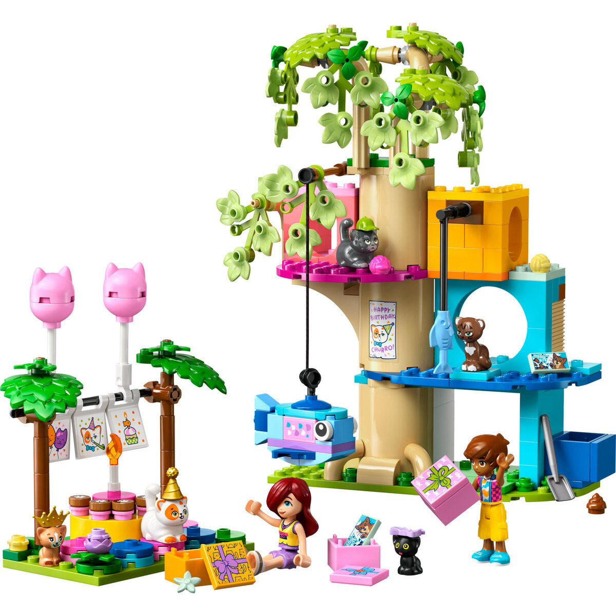 LEGO® Friends 42666 Katzengeburtstagsparty & Baumhaus
