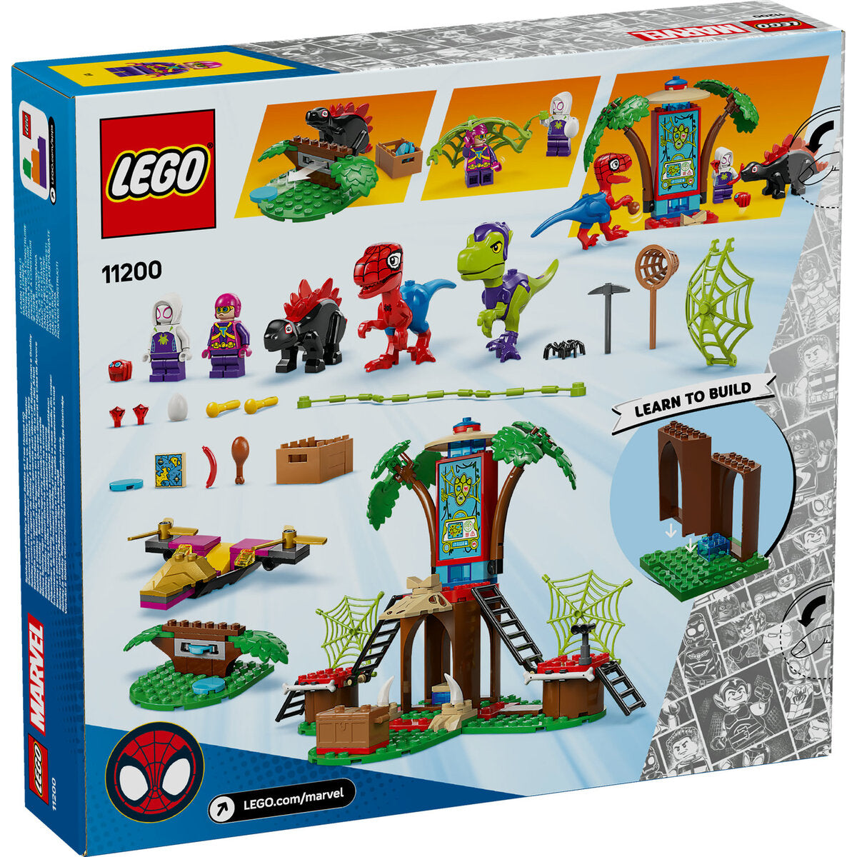 LEGO® Marvel 11200 Showdown am Baumhaus: Spidey-Rex vs. Gobby-Raptor