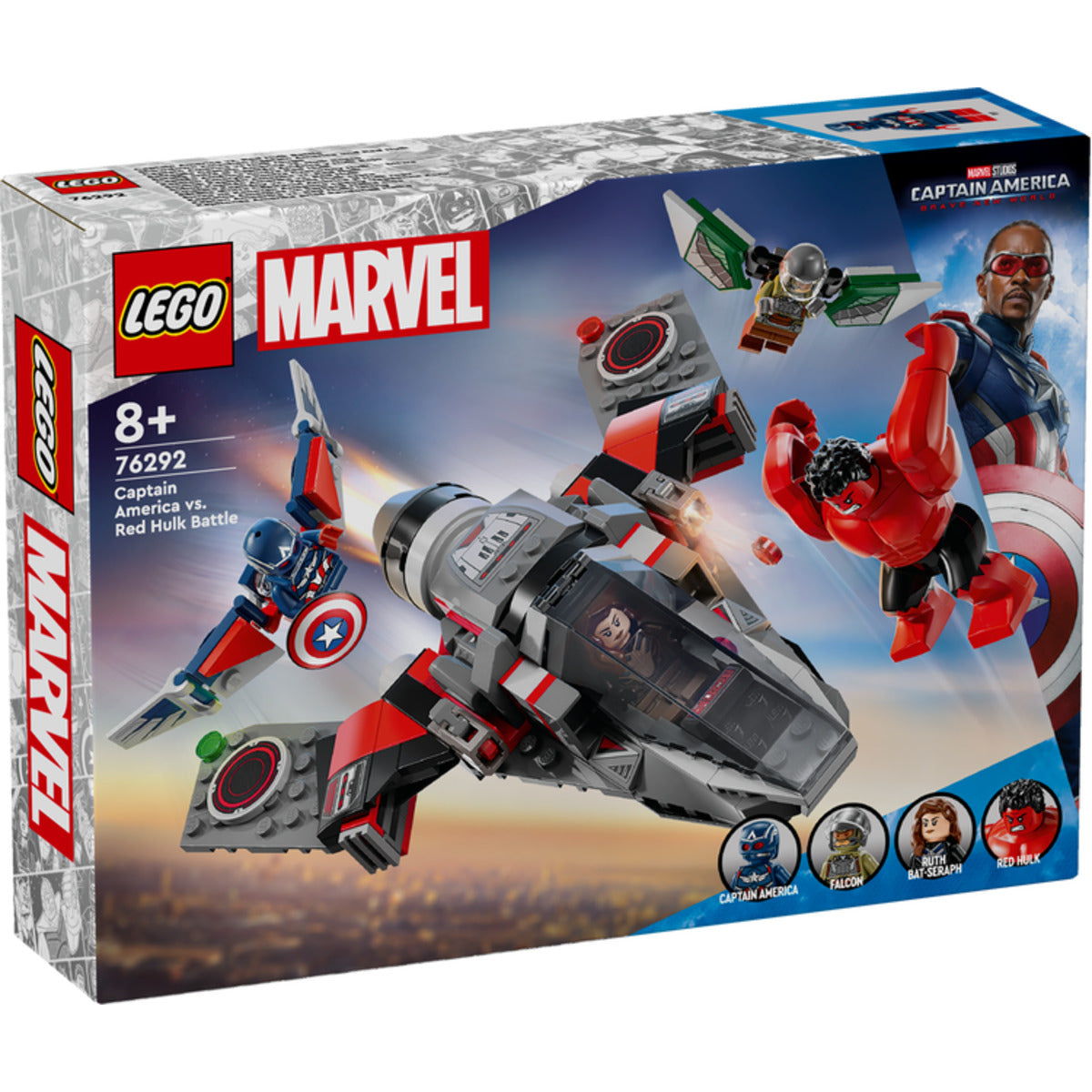 LEGO® Marvel Super Heroes 76292 Showdown zwischen Captain America und Red Hulk