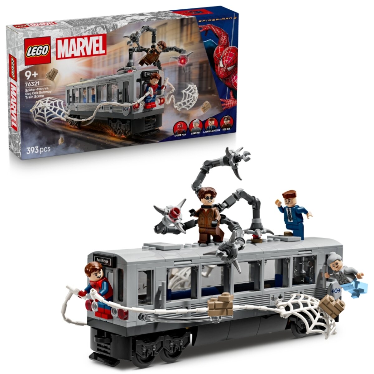 LEGO® Marvel Super Heroes 76321 Spider-Man vs. Doc Ock: Showdown in der U-Bahn