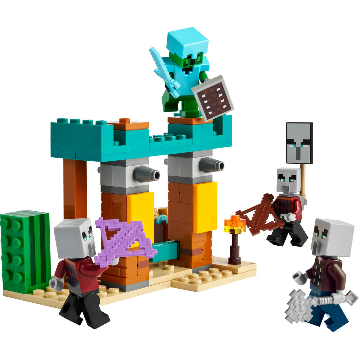 LEGO® Minecraft™ 21267 Die Illager-Wüstenpatrouille