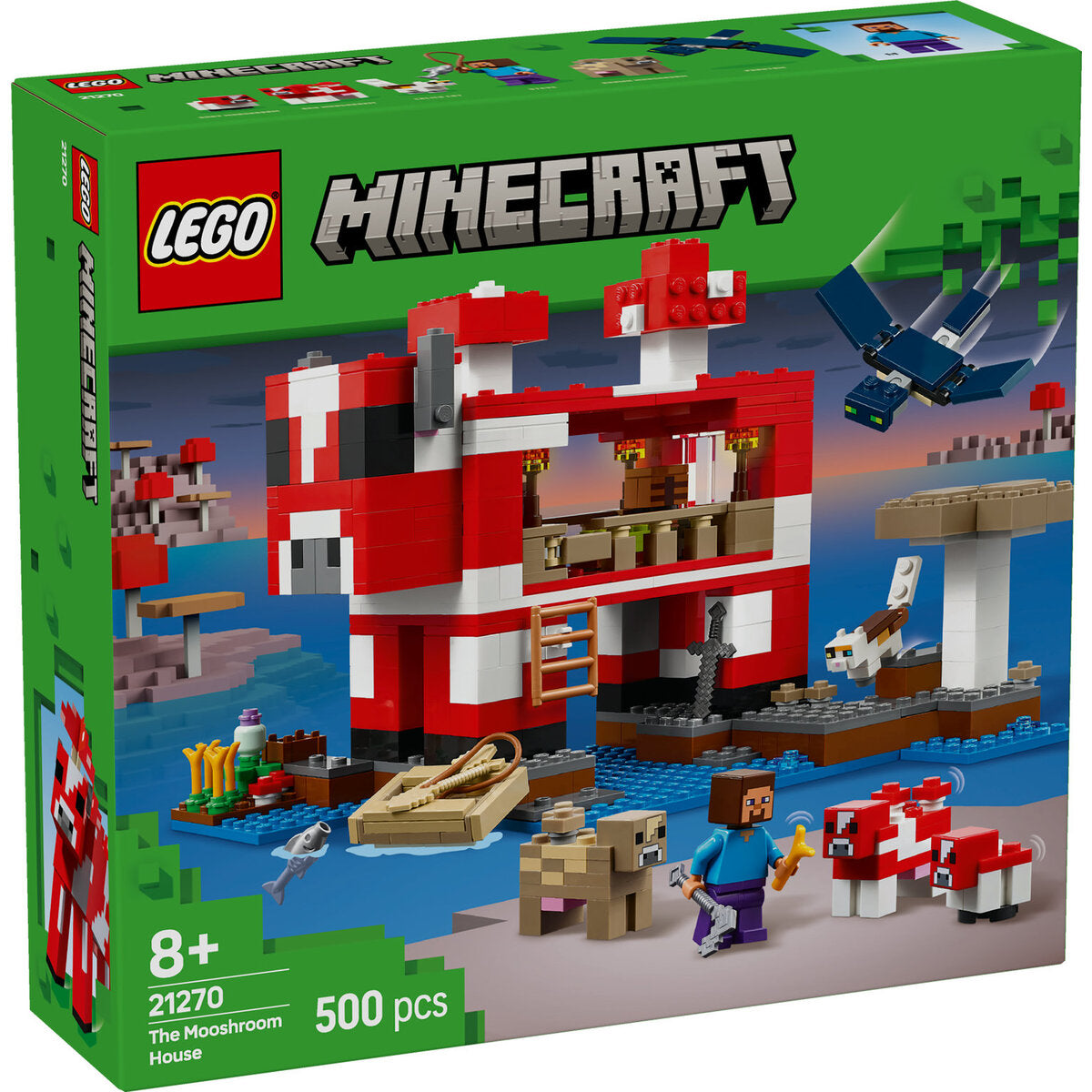 LEGO® Minecraft™ 21270 Das Pilzkuh-Haus