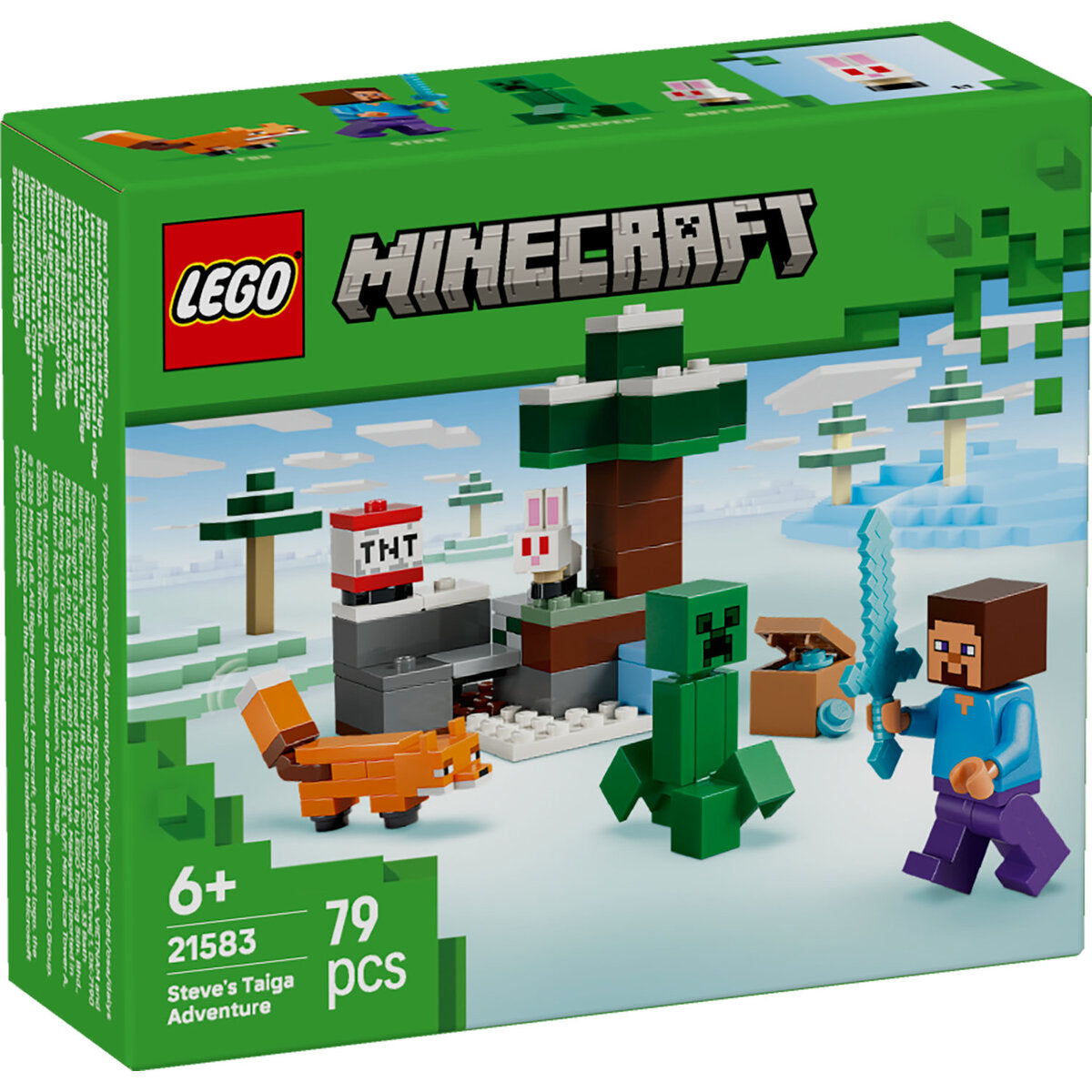 LEGO® Minecraft™ 21583 Steves Abenteuer in der Taiga