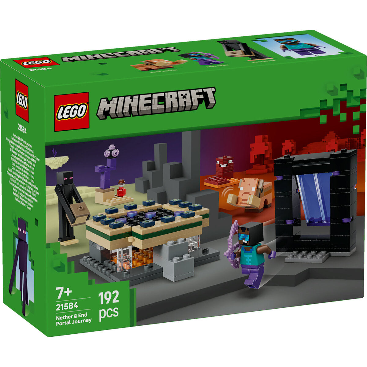 LEGO® Minecraft™ 21584 Reise durch Nether und Endportal