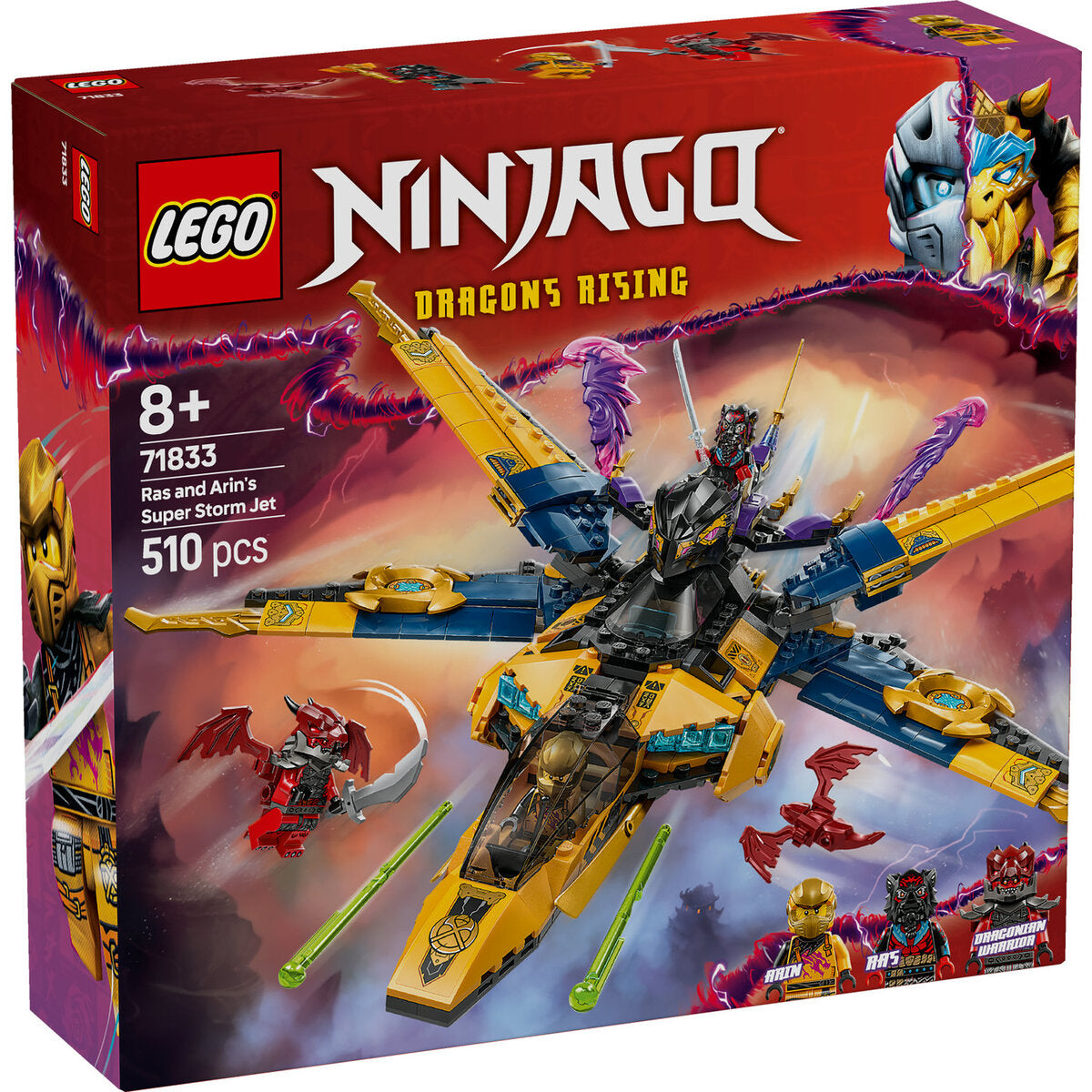 LEGO® NINJAGO® 71833 Ras und Arins Super-Sturmflieger