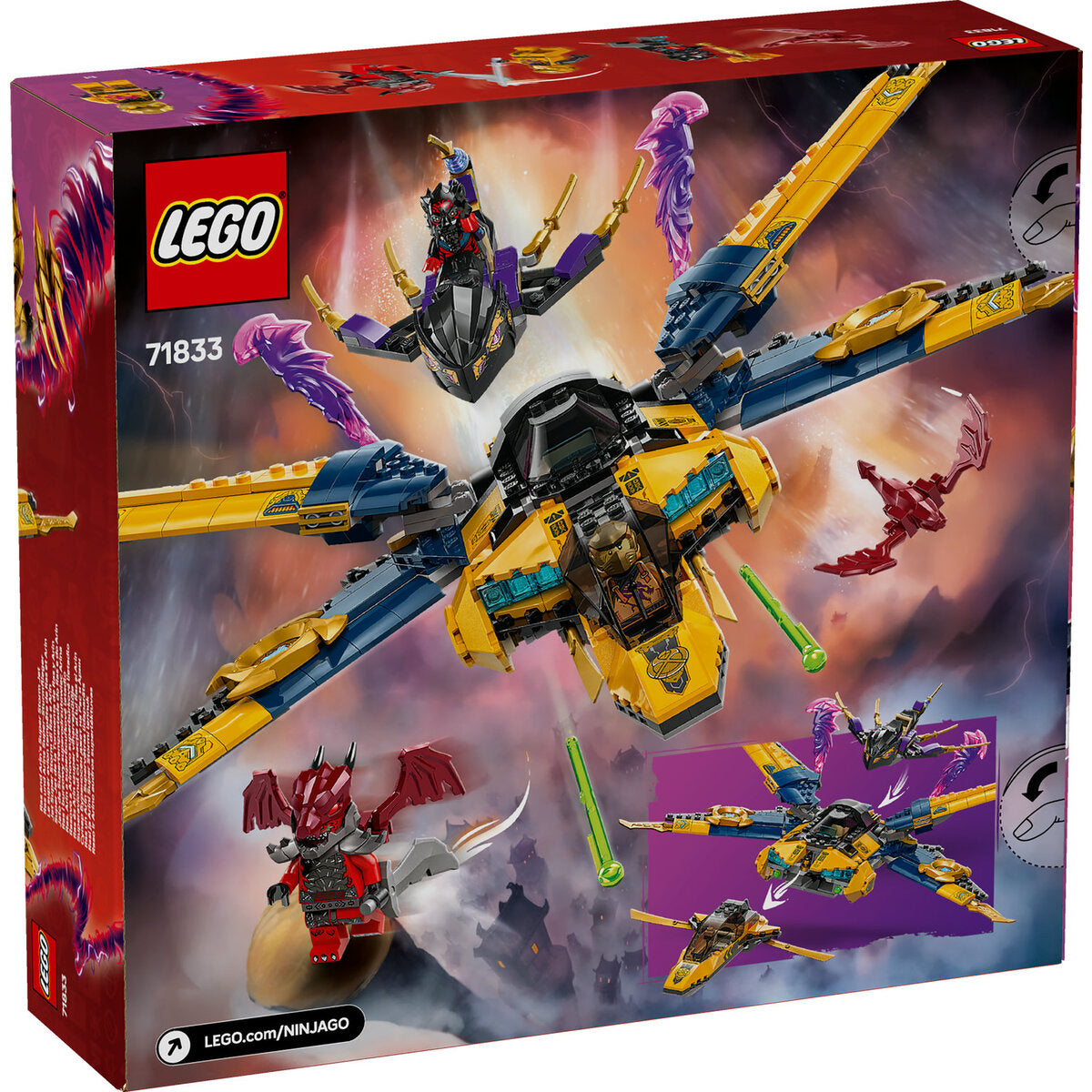 LEGO® NINJAGO® 71833 Ras und Arins Super-Sturmflieger