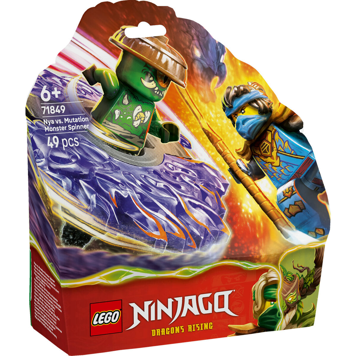 LEGO® NINJAGO® 71849 Nya vs. Mutationsmonster-Spinner