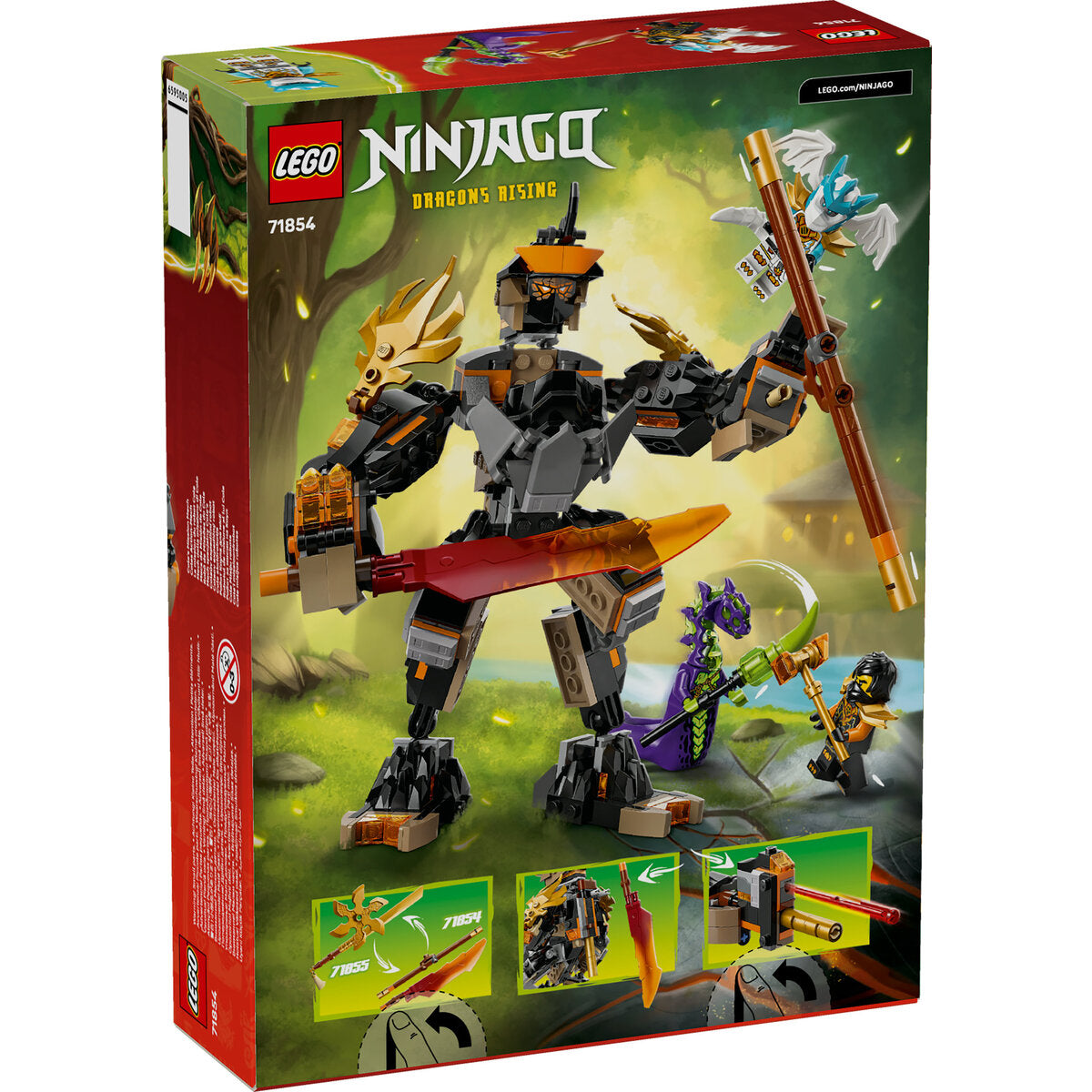 LEGO® NINJAGO® 71854 Coles Action-Mech und Drachen-Zane