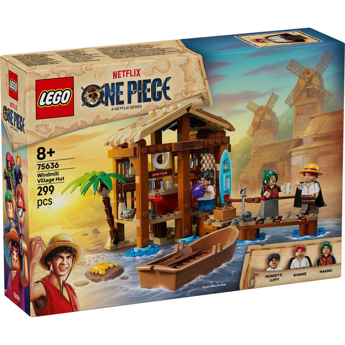LEGO® ONE PIECE 75636 Hütte im Windmühlendorf