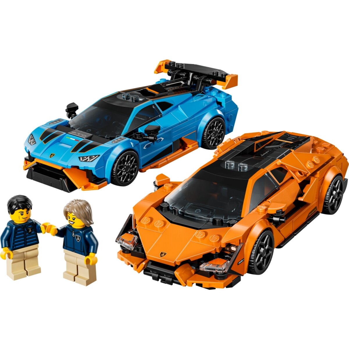 LEGO® Speed Champions 77238 Lamborghini Revuelto und Huracán STO