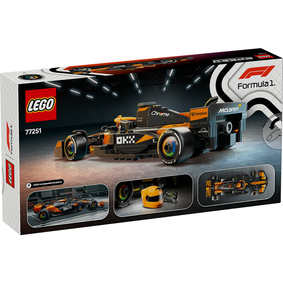 LEGO® Speed Champions 77251 McLaren F1® Team MCL38 Rennauto