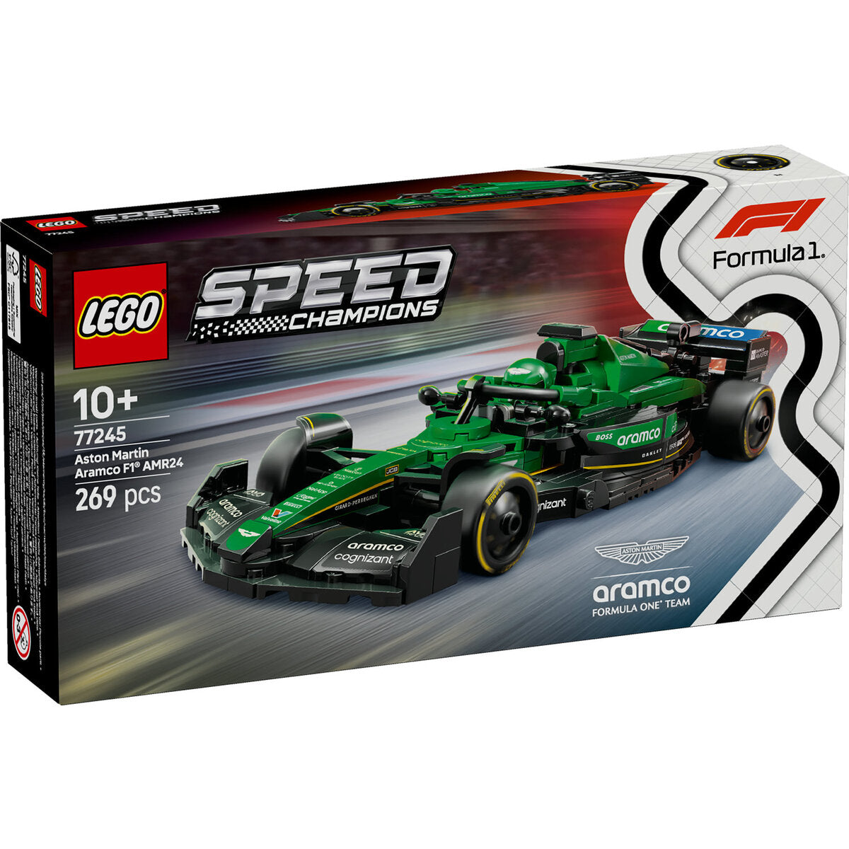 LEGO® Speed Champions 77245 Aston Martin Aramco F1® AMR24 Rennauto