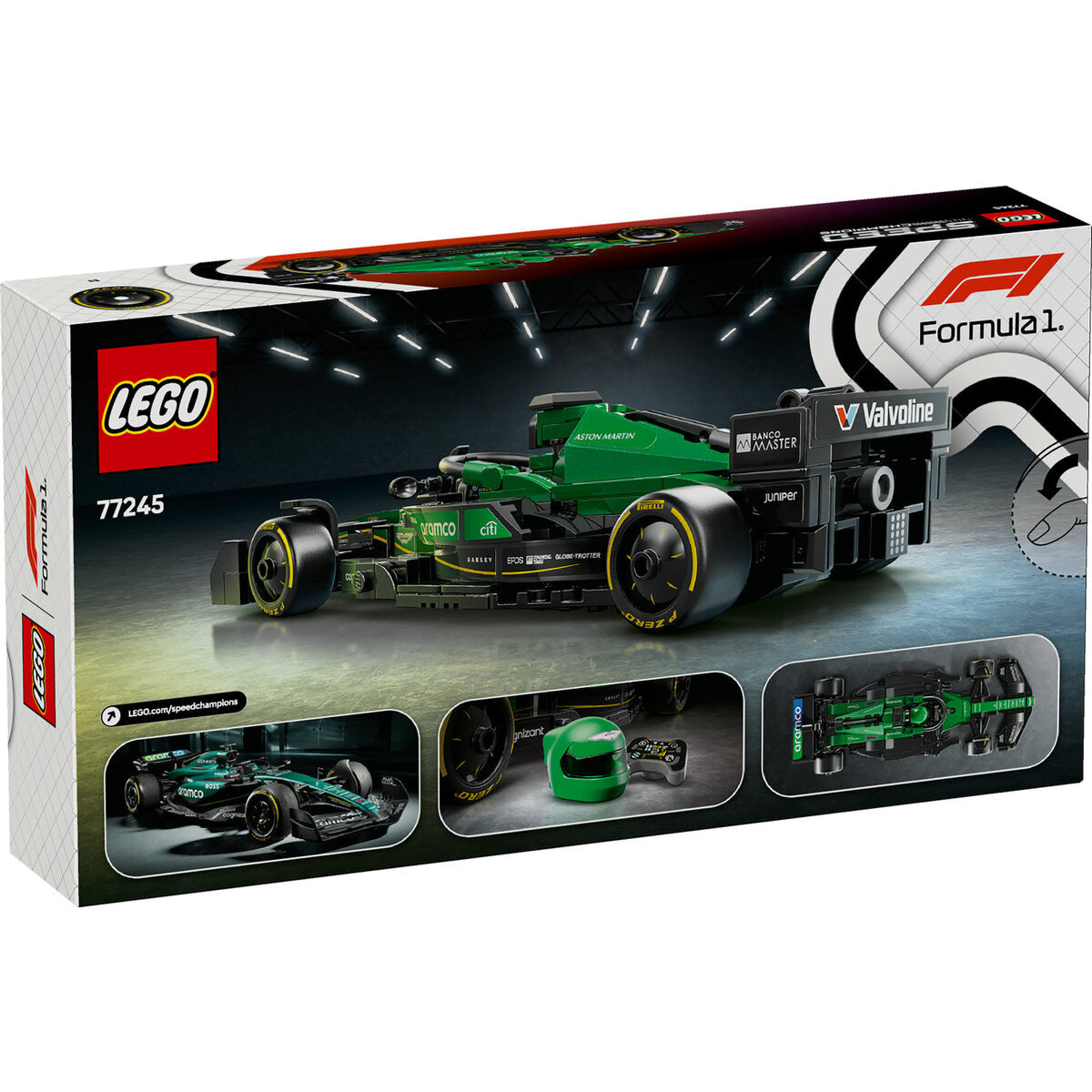 LEGO® Speed Champions 77245 Aston Martin Aramco F1® AMR24 Rennauto