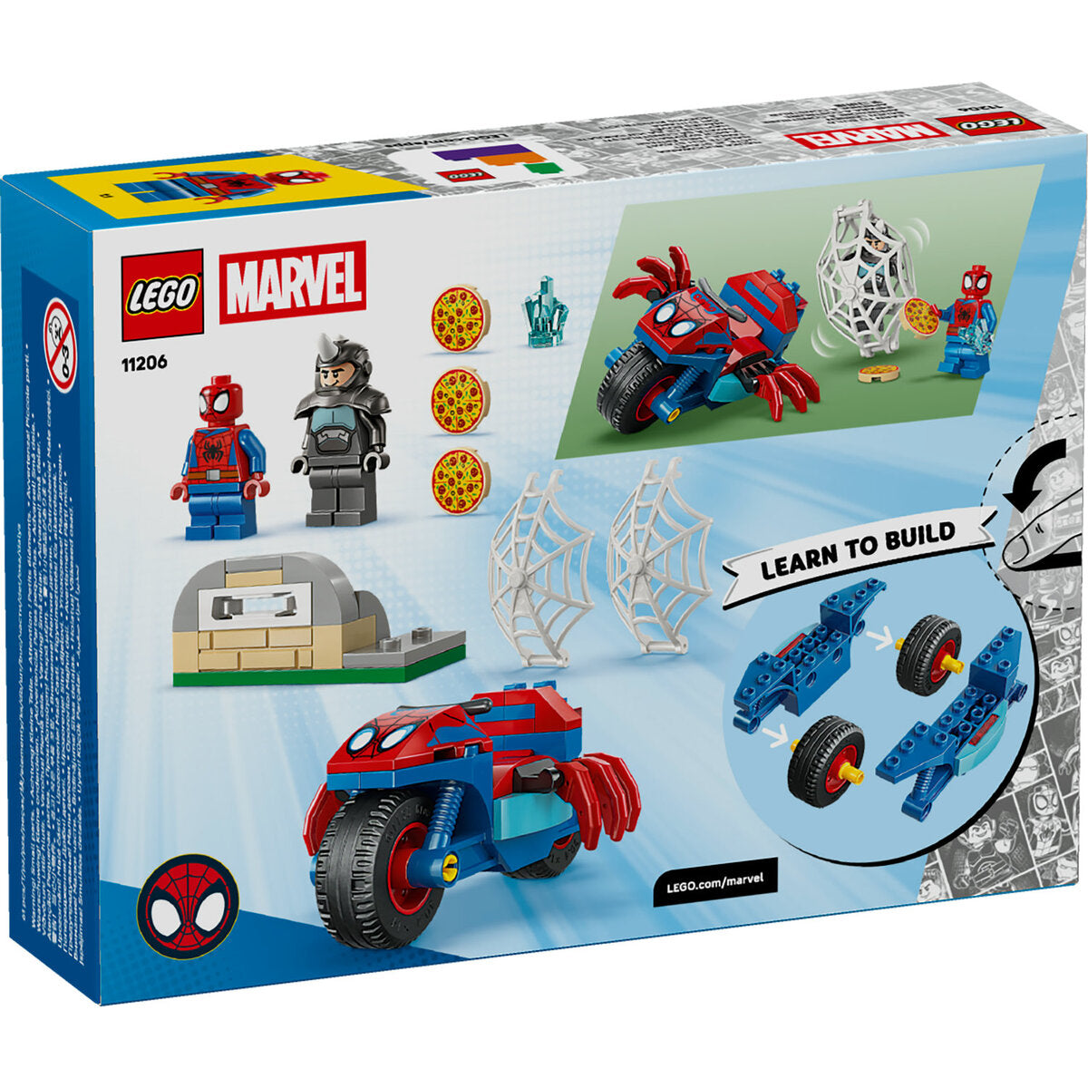 LEGO® Spidey 11206 Spidey auf Motorrad vs. Rhino