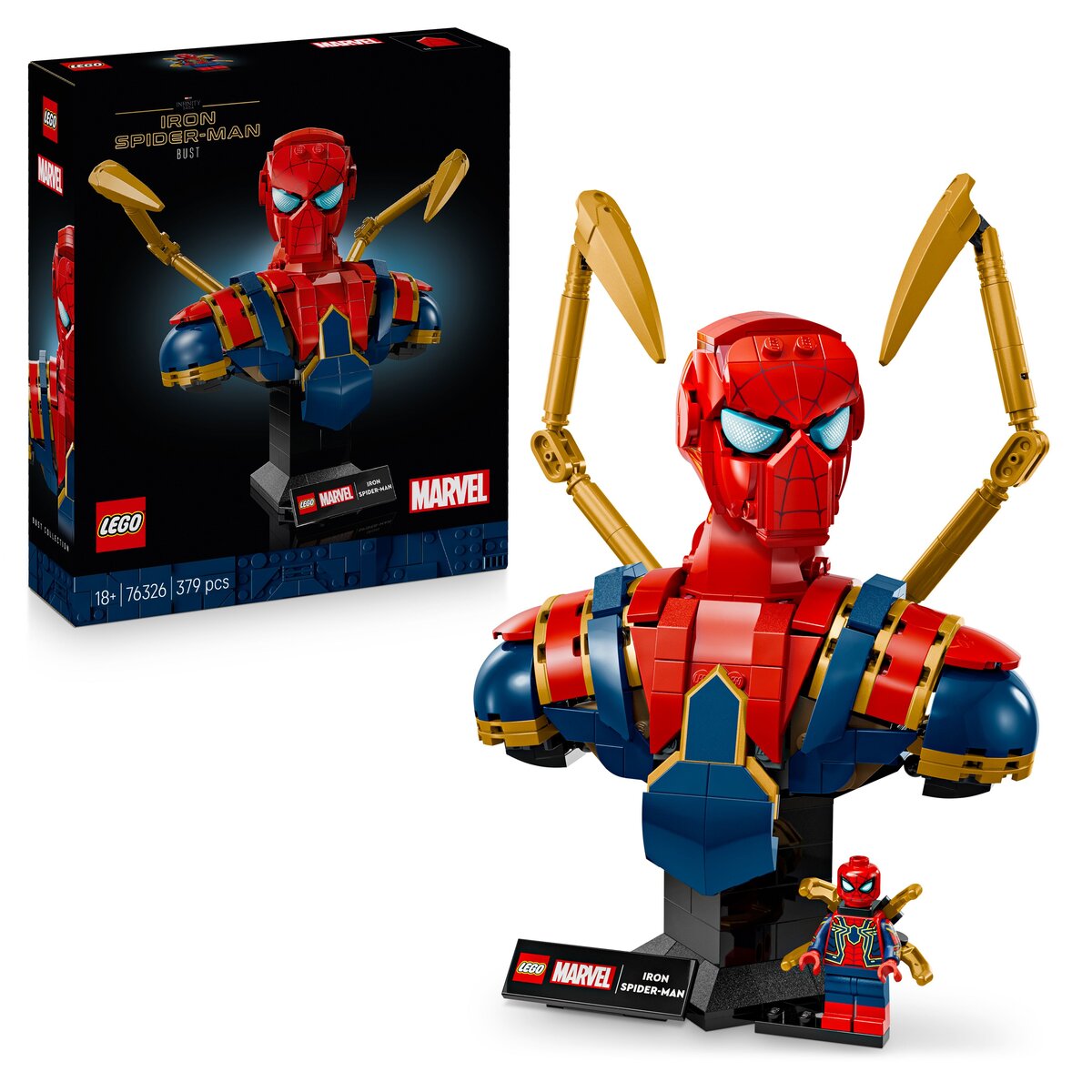 LEGO® Super Heroes 76326 Iron Spider-Man Büste