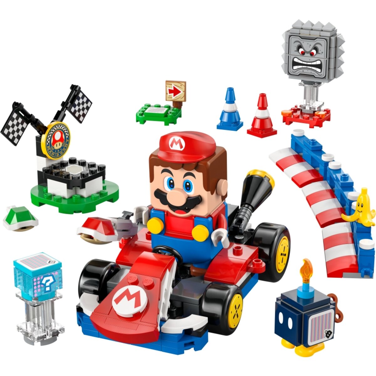 LEGO® Super Mario 72043 Mario Kart™ – Interaktiver LEGO® Mario™ & Standard-Kart