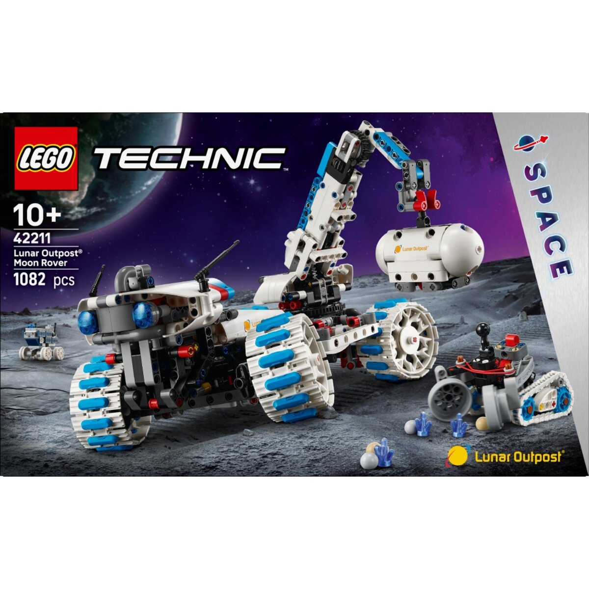 LEGO® Technic 42211 Lunar Outpost™ Mondrover-Raumfahrzeug