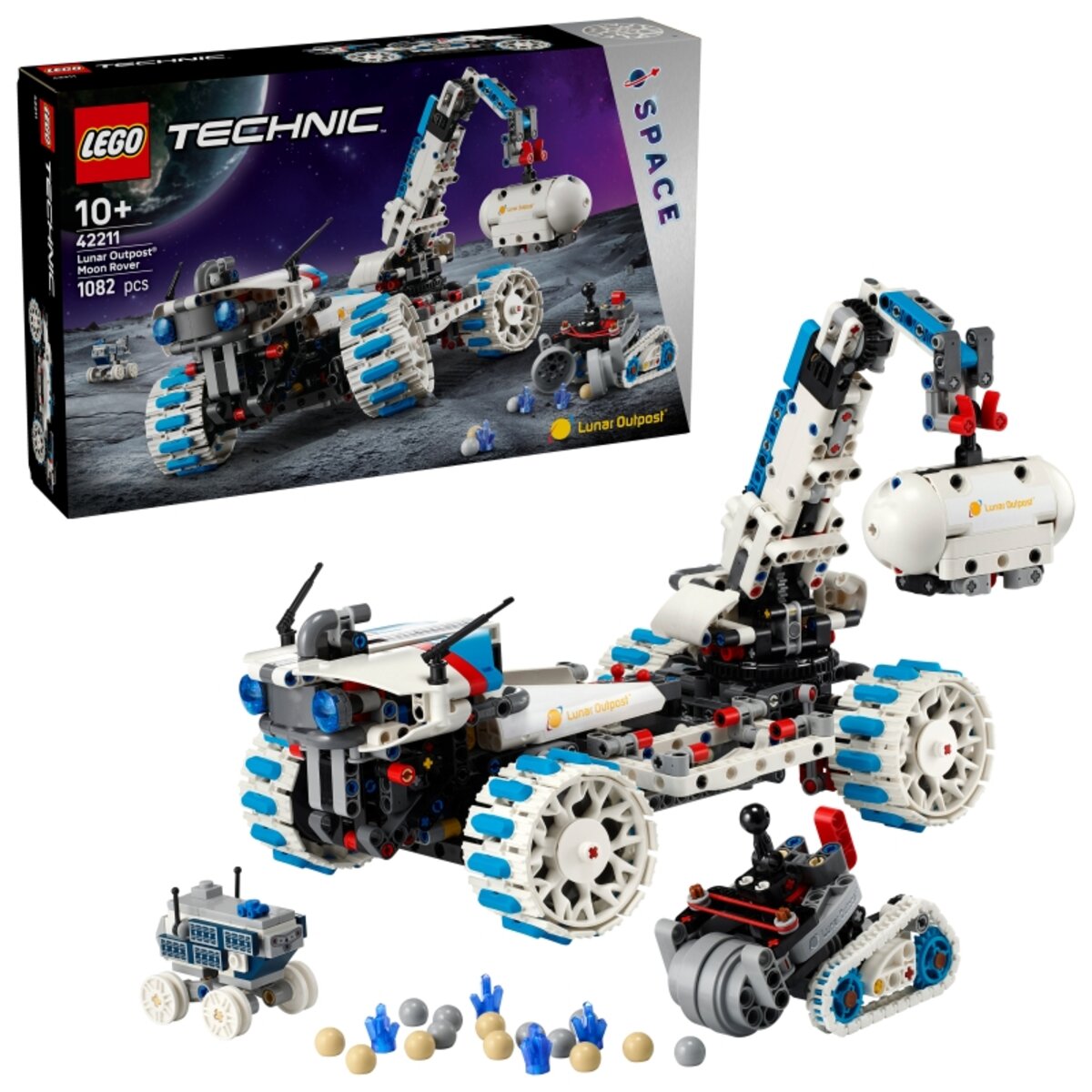LEGO® Technic 42211 Lunar Outpost™ Mondrover-Raumfahrzeug