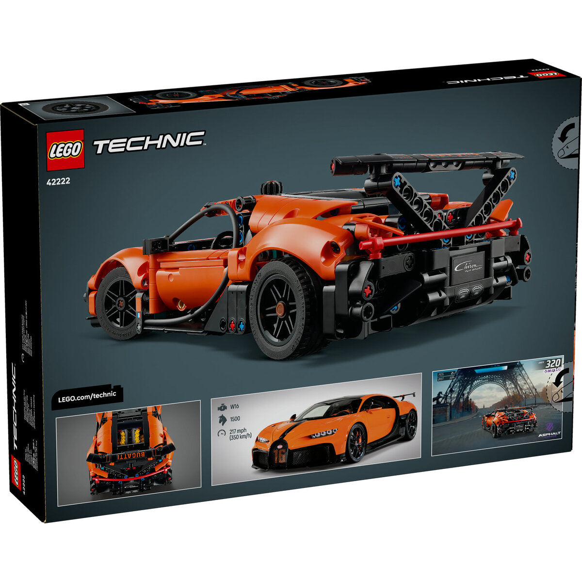 LEGO® Technic 42222 Bugatti Chiron Pur Sport Hypercar