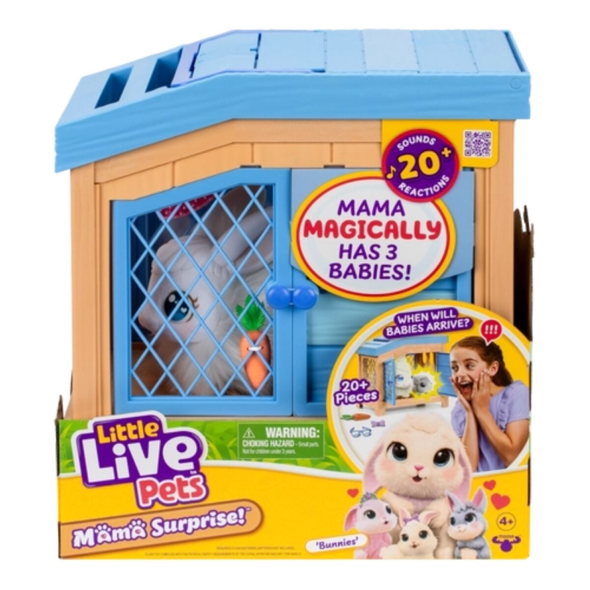 Little Live Pets Mama Surprise Bunny Playset Hase