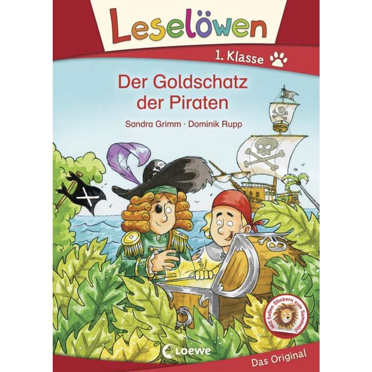 Loewe Leselöwen 1. Klasse - Der Goldschatz der Piraten Lesehilfe