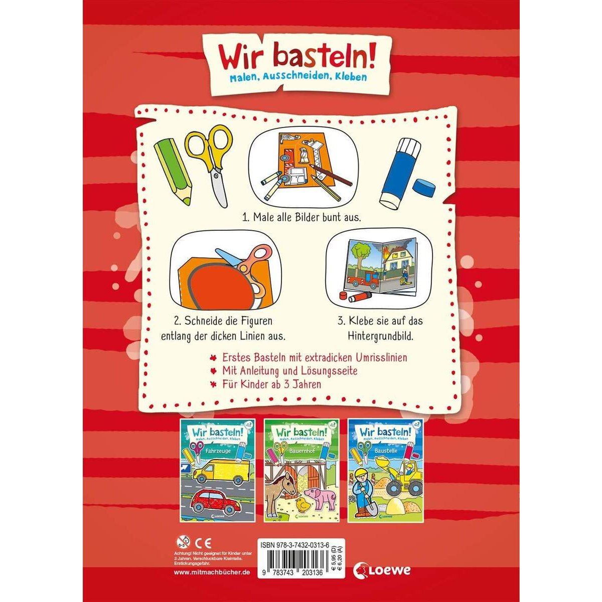 Loewe Wir basteln! - Malen, Ausschneiden, Kleben - Feuerwehr