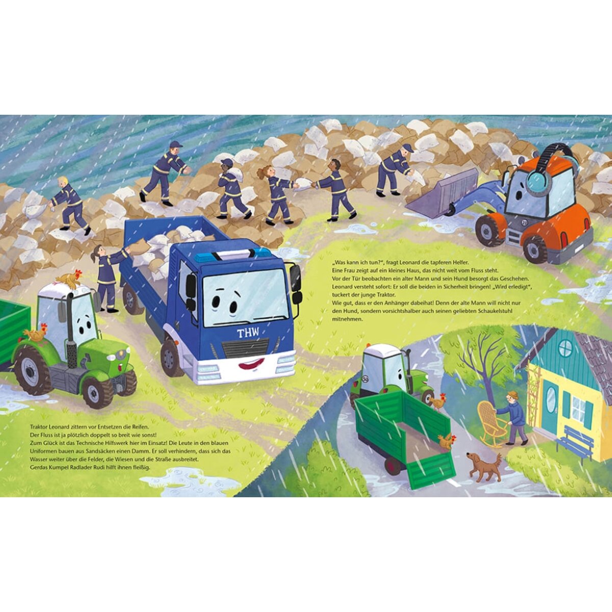 Magellan Verlag Leonard - Ein Traktor hilft beim großen Sturm