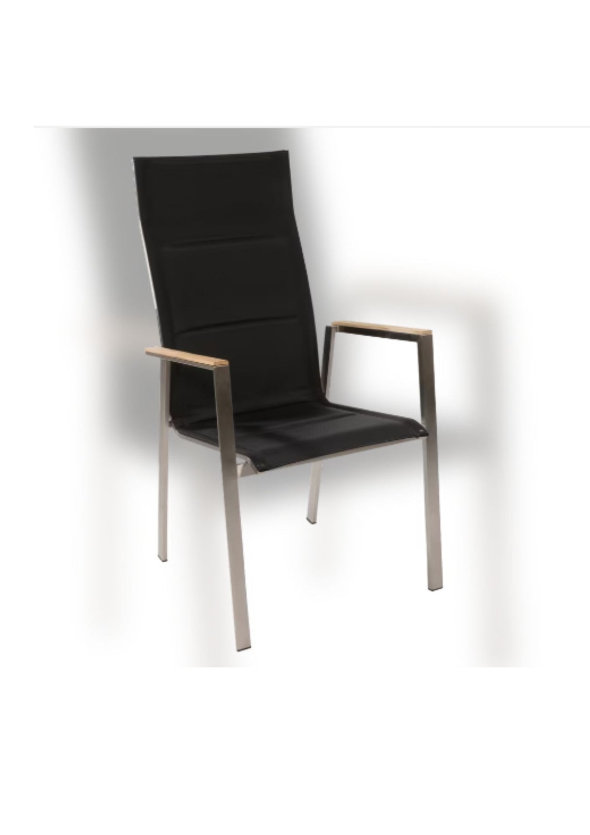 Lesli Edelstahl-Sessel Marmaris Hochlehner