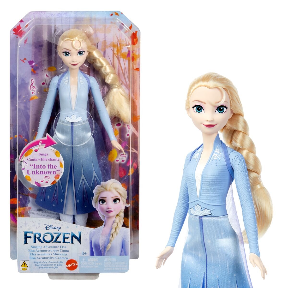 Mattel Disney Die Eiskönigin Singende Abenteuer Elsa Puppe „Wo noch niemand war“ (DE)