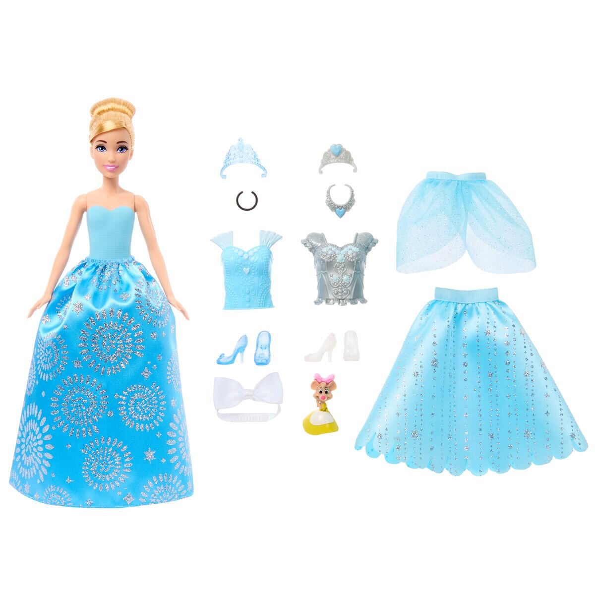 Mattel Disney Prinzessin FD Doll + Fashion Surprise - Cinderella OS