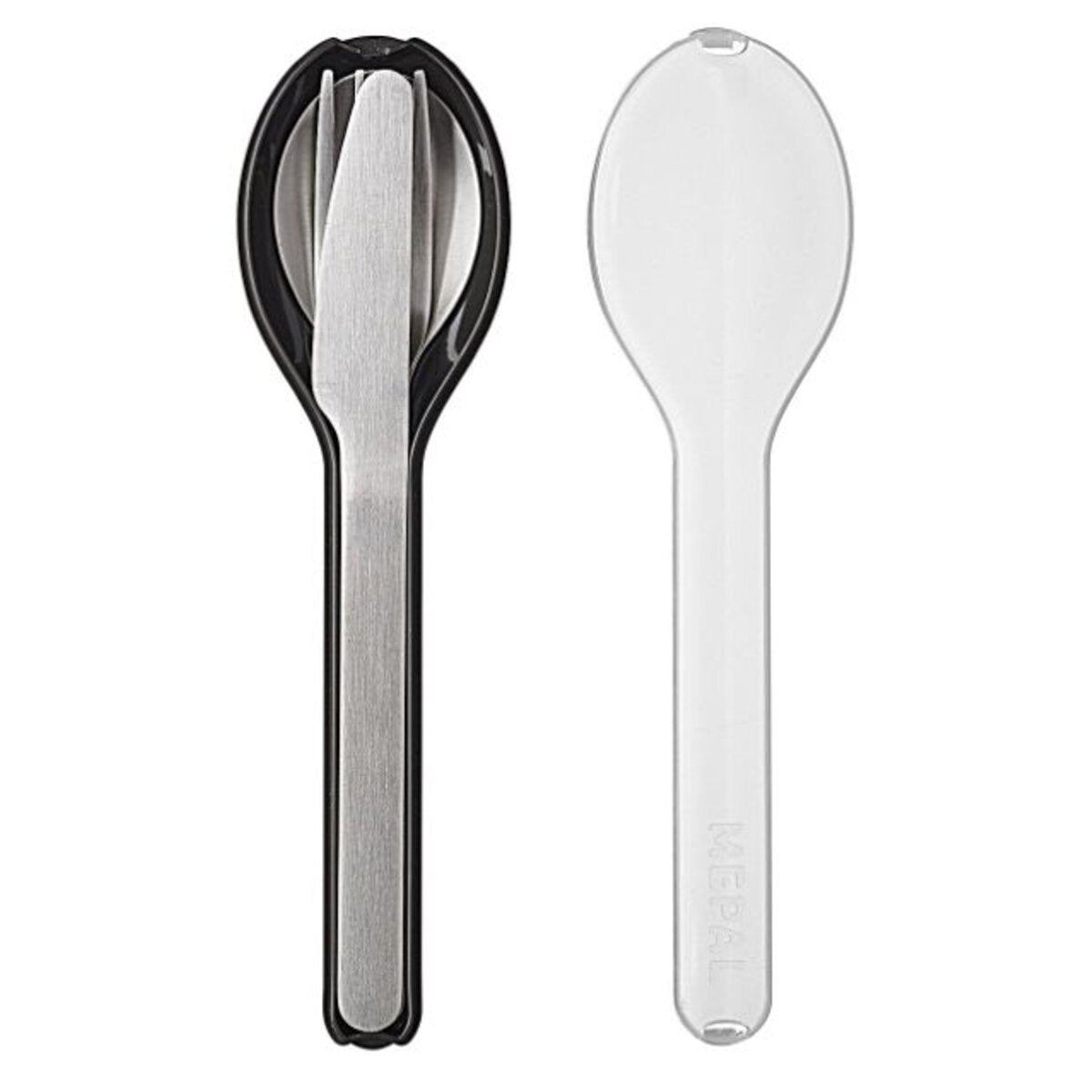 Mepal Besteck-Set Ellipse 3-teilig - Nordic black